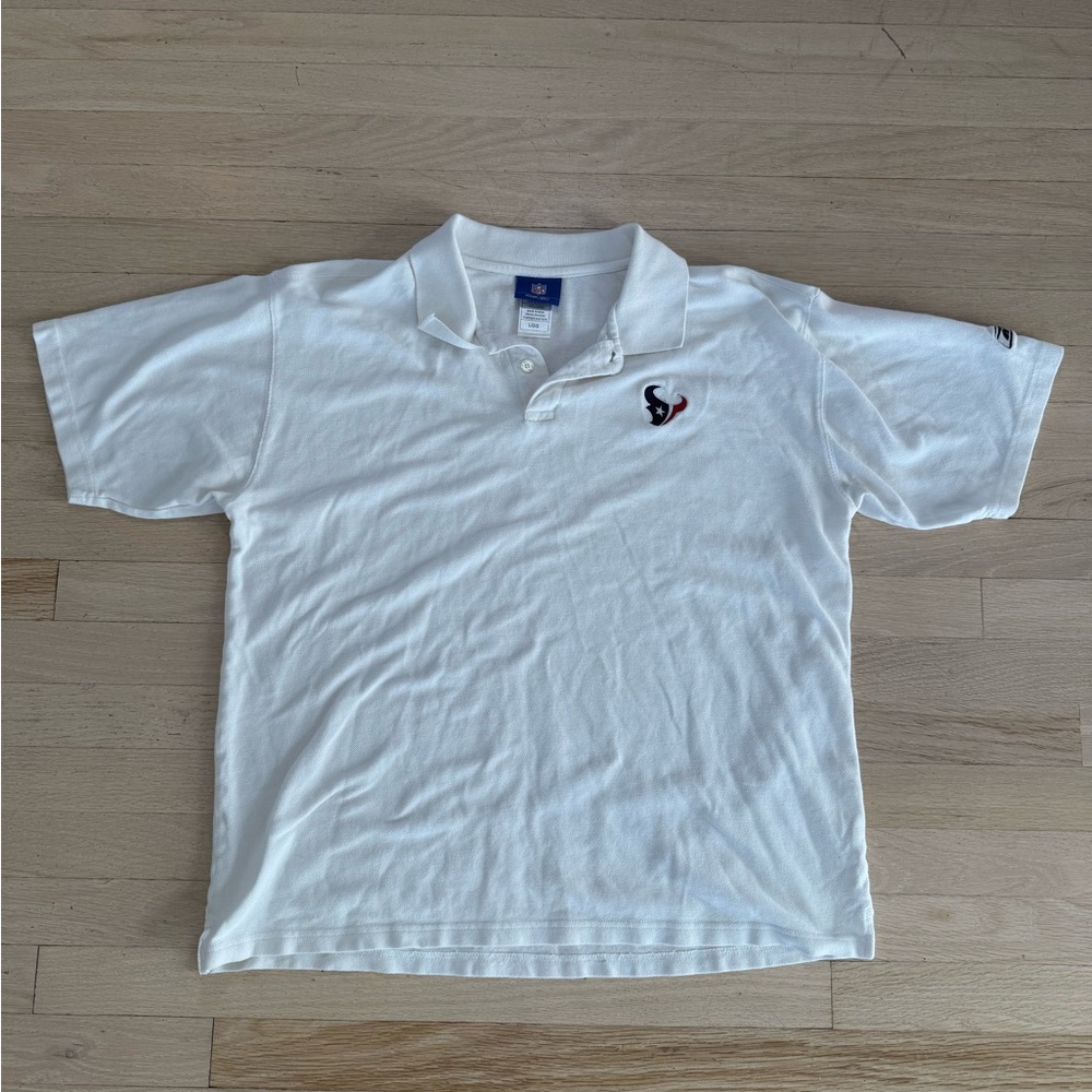 Houston Texans NFL on Field Polo Shirt size large